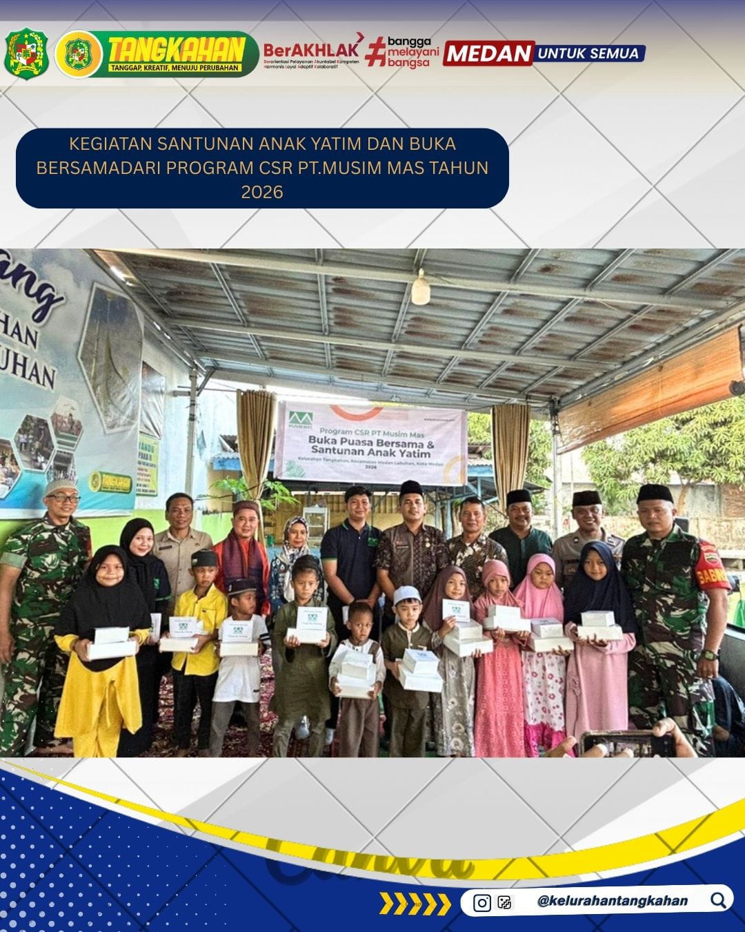 Kegiatan Buka Bersama dan Santunan Anak Yatim