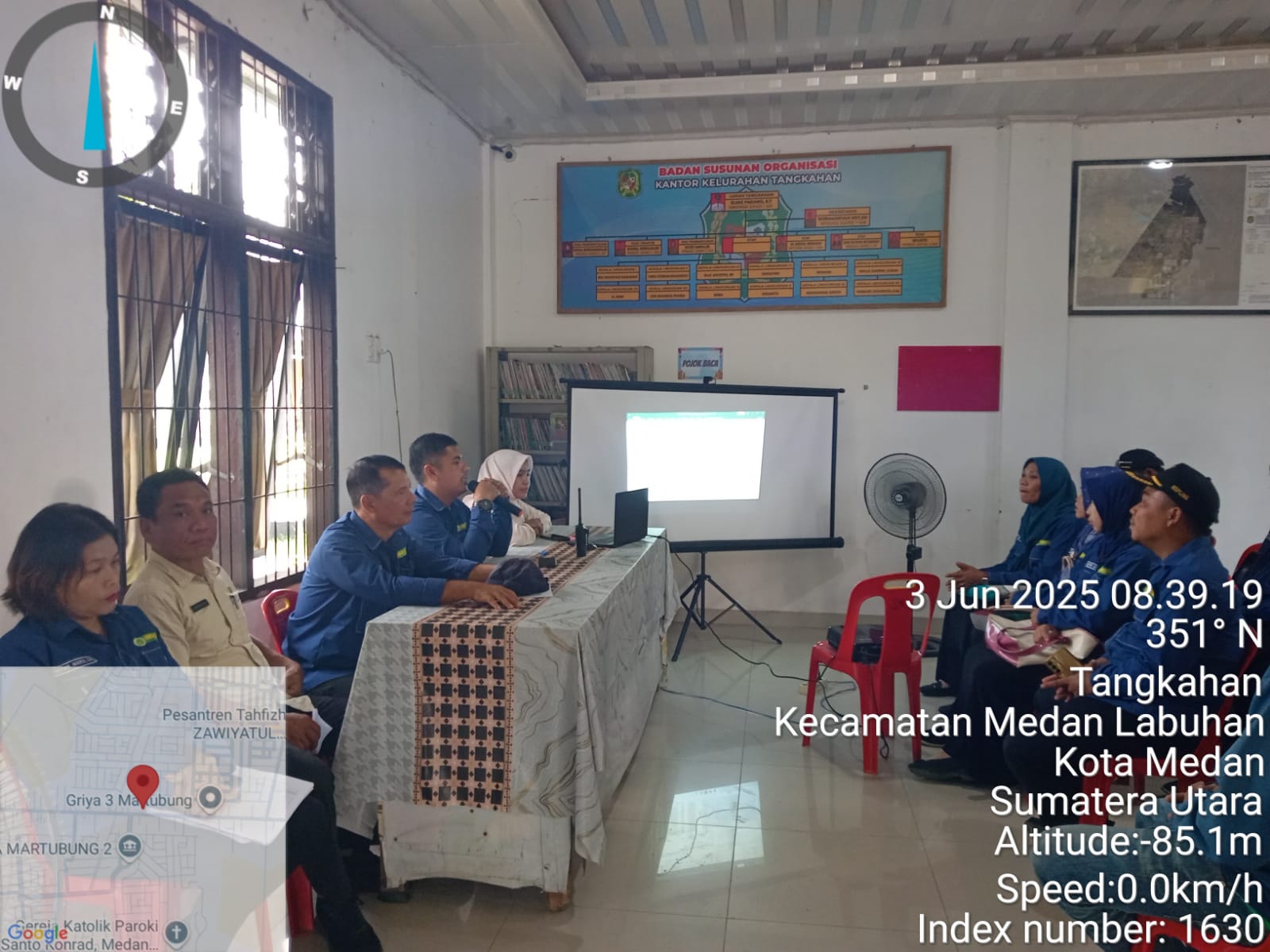 Kegiatan Rapat Koordinasi Kelurahan Tangkahan