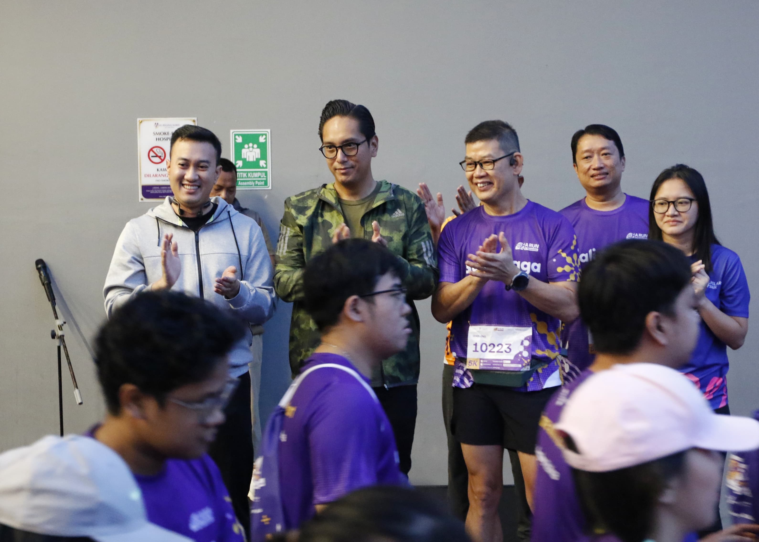 Lepas 550 Peserta Charity Run, Rico Waas Tekankan Kebersamaan Hadapi Penyakit